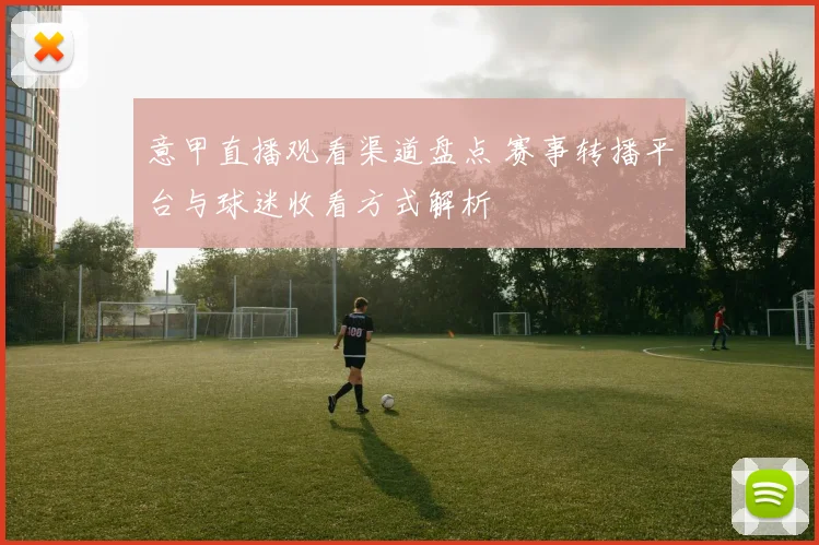 意甲直播观看渠道盘点 赛事转播平台与球迷收看方式解析